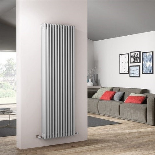 Immagine di Irsap TESI 4 radiatore 11 elementi H.60 L.49,5 P.13,9 cm, colore quartz 2 finitura ruvido RT40600112CIRNON