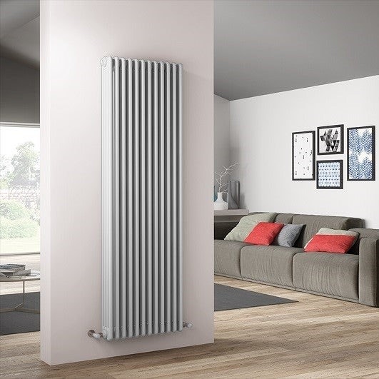 Immagine di Irsap TESI 4 radiatore 11 elementi H.60 L.49,5 P.13,9 cm, colore quartz 2 finitura ruvido RT40600112CIRNON