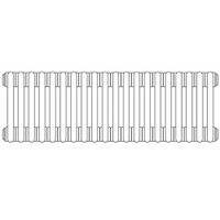 Immagine di Irsap TESI 4 radiatore 20 elementi H.200 L.90 P.13,9 cm, colore bianco edelweiss finitura lucido RT420002034IRNON