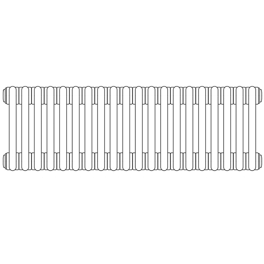 Immagine di Irsap TESI 4 radiatore 20 elementi H.200 L.90 P.13,9 cm, colore bianco edelweiss finitura lucido RT420002034IRNON