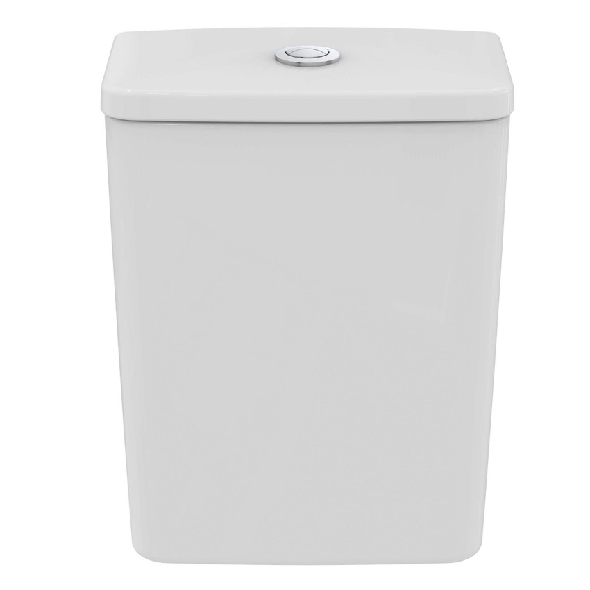 Immagine di Ideal Standard CONNECT AIR cassetta completa di batteria double fl ush (4,5/3 litri). Entrata dal basso, colore bianco E073401