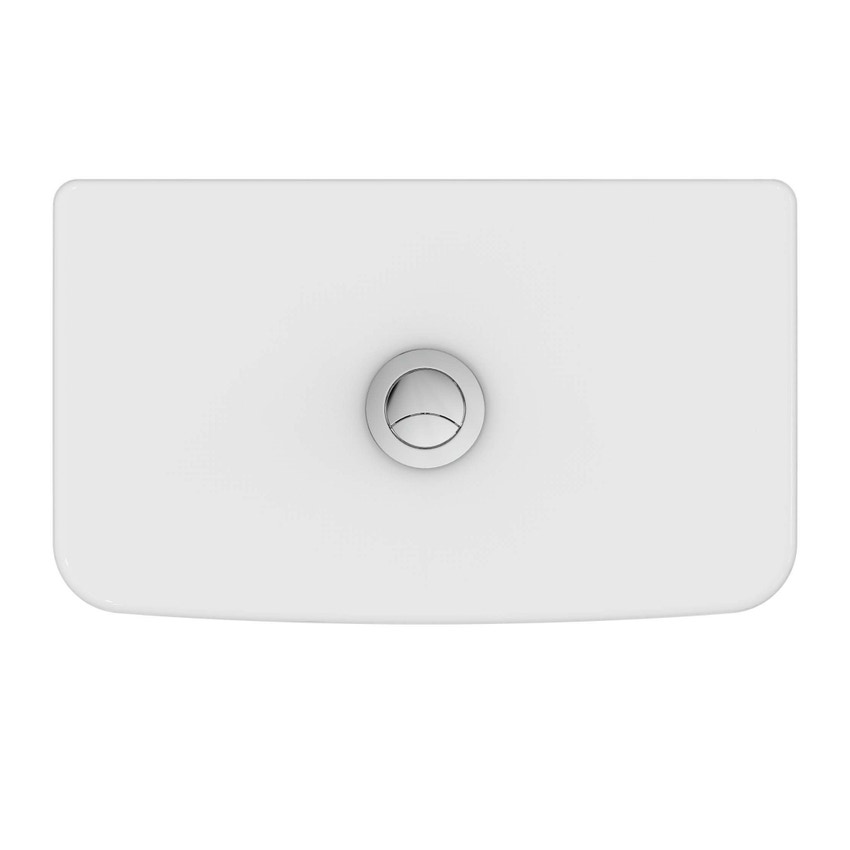 Immagine di Ideal Standard CONNECT AIR cassetta completa di batteria double fl ush (4,5/3 litri). Entrata dal basso, colore bianco E073401