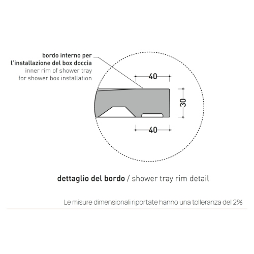Immagine di Flaminia CM3 piatto doccia rettangolare L.90 P.70 cm, da appoggio o incasso filo pavimento, in ceramica, colore bianco finitura opaco C7090PBM