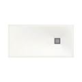 Immagine di Flaminia CM3 piatto doccia rettangolare L.140 P.70 cm, da appoggio o incasso filo pavimento, in ceramica, colore bianco finitura opaco C7014PBM