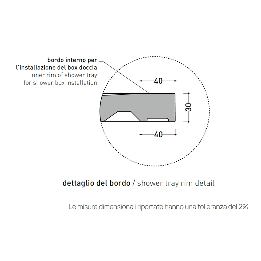 Immagine di Flaminia CM3 piatto doccia quadrato 80 cm, da appoggio o incasso filo pavimento, in ceramica, colore bianco finitura opaco C8080PBM