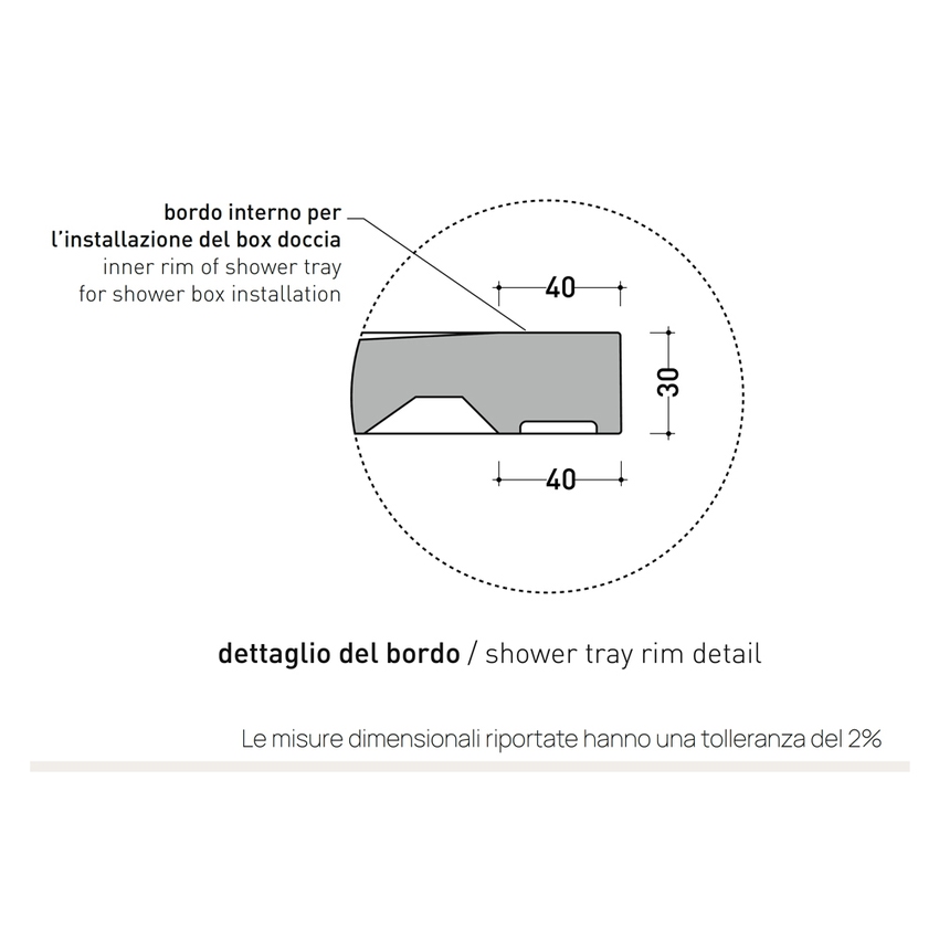Immagine di Flaminia CM3 piatto doccia rettangolare L.120 P.80 cm, da appoggio o incasso filo pavimento, in ceramica, colore bianco finitura opaco C8012PBM