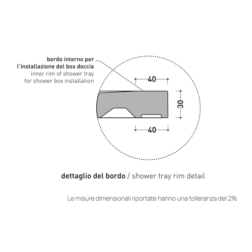 Immagine di Flaminia CM3 STONE piatto doccia rettangolare L.140 P.80 cm effetto pietra, da appoggio o incasso filo pavimento, in ceramica, colore bianco finitura opaco CS8014PBM