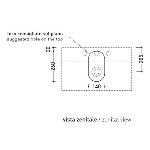 Immagine di Flaminia APPLIGHT 60 lavabo L.60 P.37 cm, da appoggio o sospeso con piano rubinetteria, con troppopieno, colore azzurro polvere finitura lucido AP6037AP