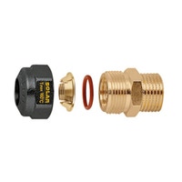 Immagine di Caleffi Raccordo maschio, meccanico a tenuta O-Ring per impianti solari 3/4” M - Ø 18 254458