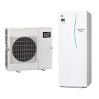 Immagine di Mitsubishi MINISPLIT R32 Sistema idronico composto da pompa di calore Inverter ECODAN 10 kW con HYDROTANK SMALL reversibile 200 litri SUZ-SWM100VA+ERST20D-VM2D