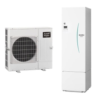 Immagine di Mitsubishi MINISPLIT R32 Sistema idronico composto da pompa di calore Inverter ECODAN 8 kW con HYDROTANK SMALL reversibile 300 litri SUZ-SWM80VA2+ERST30D-VM2ED