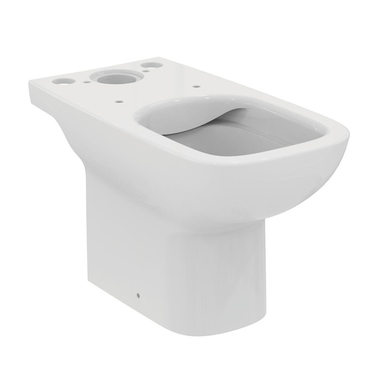 Ideal Standard I.LIFE A vaso a terra, per cassetta RimLS+, senza sedile e senza cassetta, colore bianco finitura lucido T452701