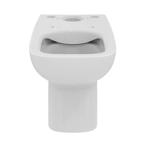 Immagine di Ideal Standard I.LIFE A vaso a terra, per cassetta RimLS+, senza sedile e senza cassetta, colore bianco finitura lucido T452701