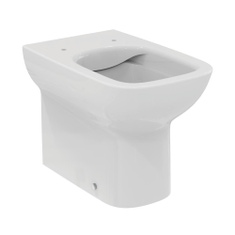 Immagine di Ideal Standard I.LIFE A vaso a terra RimLS+, a filo parete, universale, senza sedile, colore bianco finitura lucido T463101