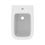 Immagine di Ideal Standard I.LIFE A bidet a terra, a filo parete, universale, con troppopieno, monoforo, colore bianco finitura lucido T464101