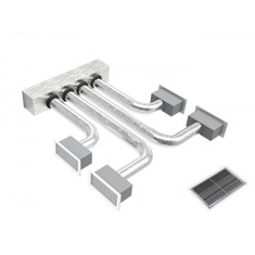 Immagine di Tecnosystemi Kit SVELTO LAM 6 zone Ø 150 con bocchette regolabili per climatizzatore canalizzabile  (Toshiba RAV-HM1101BTP-E) 11166636