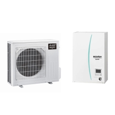 Immagine di Mitsubishi MINISPLIT R32 Sistema idronico composto da pompa di calore Inverter ECODAN 4 kW con HYDROBOX SMALL reversibile  SUZ-SWM40VA2+ERSD-VM2D