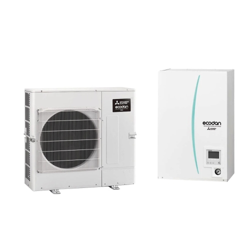 Immagine di Mitsubishi MINISPLIT R32 Sistema idronico composto da pompa di calore Inverter ECODAN 8 kW con HYDROBOX SMALL reversibile  SUZ-SWM80VA2+ERSD-VM2D