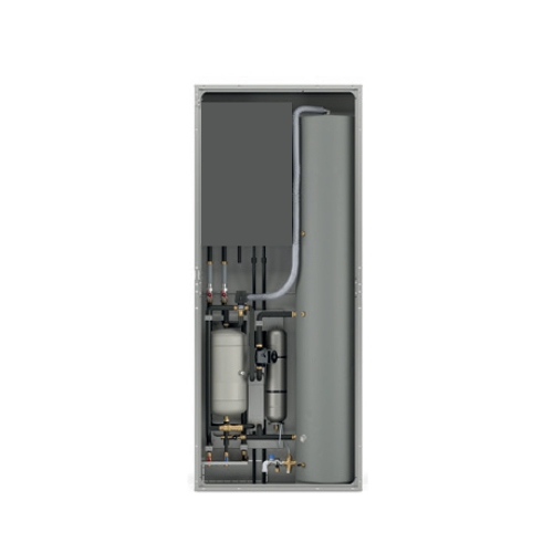 Immagine di Mitsubishi ECODAN INWALL 2.1 Modulo da incasso per sistemi SPLIT composto da box esterno con kit distribuzione e bollitore 175 litri EINB2-F+EIND2ES-F+EINTK175-F