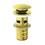 Immagine di Ideal Standard piletta Click-Clack con fori per lavabo con troppopieno, finitura brushed gold E1482A2