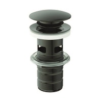 Immagine di Ideal Standard piletta Click-Clack con fori per lavabo con troppopieno, finitura magnetic grey E1482A5