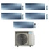 Immagine di Daikin EMURA R32 Climatizzatore a parete penta split inverter Wi-Fi silver | unità esterna 7.8 kW unità interne 9000+9000+9000+9000+15000 BTU 5MXM90A9+FTXJ[25|25|25|25|42]AS
