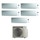 Daikin EMURA R32 Climatizzatore a parete penta split inverter Wi-Fi bianco | unità esterna 7.8 kW unità interne 9000+9000+9000+12000+12000 BTU 5MXM90A9+FTXJ[25|25|25|35|35]AW