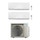 Daikin PERFERA FTXM-R R32 Climatizzatore a parete dual split inverter Wi-Fi bianco | unità esterna 6.5 kW unità interne 5000+5000 BTU 2MXM68A9+CTXM[15|15]R