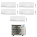 Immagine di Daikin PERFERA FTXM-R R32 Climatizzatore a parete penta split inverter Wi-Fi bianco | unità esterna 7.8 kW unità interne 5000+5000+12000+12000+18000 BTU 5MXM90A9+CTXM[15|15]R+FTXM[35|35|50]R
