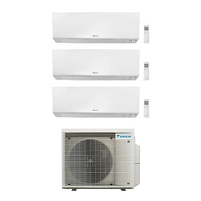 Immagine di Daikin PERFERA FTXM-R R32 Climatizzatore a parete trial split inverter Wi-Fi bianco | unità esterna 6.8 kW unità interne 5000+5000+12000 BTU 3MXM68A9+CTXM[15|15]R+FTXM[35]R