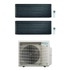 Immagine di Daikin STYLISH R32 Climatizzatore a parete dual split inverter Wi-Fi blackwood | unità esterna 6.5 kW unità interne 12000+15000 BTU 2MXM68A9+FTXA[35|42]BT