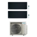 Immagine di Daikin STYLISH R32 Climatizzatore a parete dual split inverter Wi-Fi nero | unità esterna 6.5 kW unità interne 7000+12000 BTU 2MXM68A9+FTXA[20|35]BB