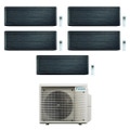 Immagine di Daikin STYLISH R32 Climatizzatore a parete penta split inverter Wi-Fi blackwood | unità esterna 7.8 kW unità interne 9000+9000+9000+9000+12000 BTU 5MXM90A9+FTXA[25|25|25|25|35]BT