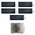 Daikin STYLISH R32 Climatizzatore a parete penta split inverter Wi-Fi blackwood | unità esterna 7.8 kW unità interne 5000+7000+7000+18000+18000 BTU 5MXM90A9+CTXA[15]BT+FTXA[20|20|50|50]BT