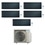 Immagine di Daikin STYLISH R32 Climatizzatore a parete penta split inverter Wi-Fi blackwood | unità esterna 7.8 kW unità interne 9000+9000+9000+9000+9000 BTU 5MXM90A9+FTXA[25|25|25|25|25]BT