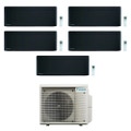 Immagine di Daikin STYLISH R32 Climatizzatore a parete penta split inverter Wi-Fi nero | unità esterna 7.8 kW unità interne 5000+5000+5000+7000+7000 BTU 5MXM90A9+CTXA[15|15|15]BB+FTXA[20|20]BB