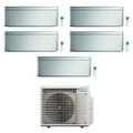 Immagine di Daikin STYLISH R32 Climatizzatore a parete penta split inverter Wi-Fi silver | unità esterna 7.8 kW unità interne 5000+5000+7000+9000+12000 BTU 5MXM90A9+CTXA[15|15]BS+FTXA[20|25|35]BS
