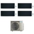 Immagine di Daikin STYLISH R32 Climatizzatore a parete quadri split inverter Wi-Fi nero | unità esterna 7.4 kW unità interne 9000+9000+12000+15000 BTU 4MXM80A9+FTXA[25|25|35|42]BB