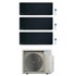 Immagine di Daikin STYLISH R32 Climatizzatore a parete trial split inverter Wi-Fi nero | unità esterna 6.8 kW unità interne 5000+12000+15000 BTU 3MXM68A9+CTXA[15]BB+FTXA[35|42]BB