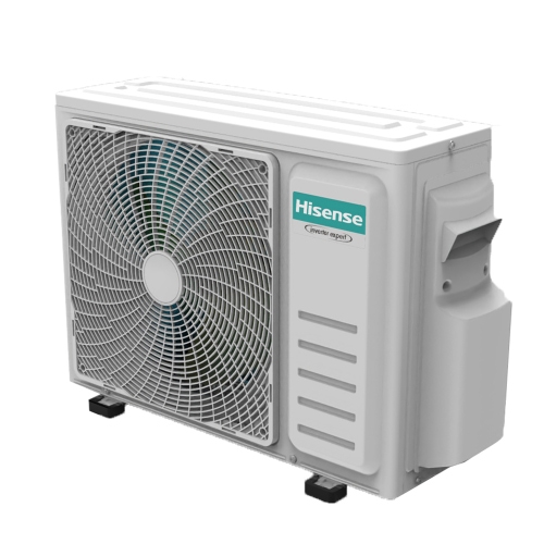 Immagine di Hisense CASSETTA commerciale R32 Climatizzatore a cassetta dual split inverter bianco | unità esterna 4.1 kW unità interne 9000+12000 BTU 2AMW42U4RGC+ACT[26|35]UR4RCC8