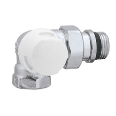 Immagine di Caleffi Valvola termostatica doppia squadra, per tubo in ferro. Versione lato sinistra 3/8" 225322