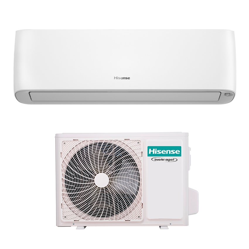 Immagine di Hisense ENERGY PRO PLUS Climatizzatore a parete monosplit inverter Wi-Fi | unità esterna 2.5 kW unità interna 9000 BTU QE25XV2AG+QE25XV2XW