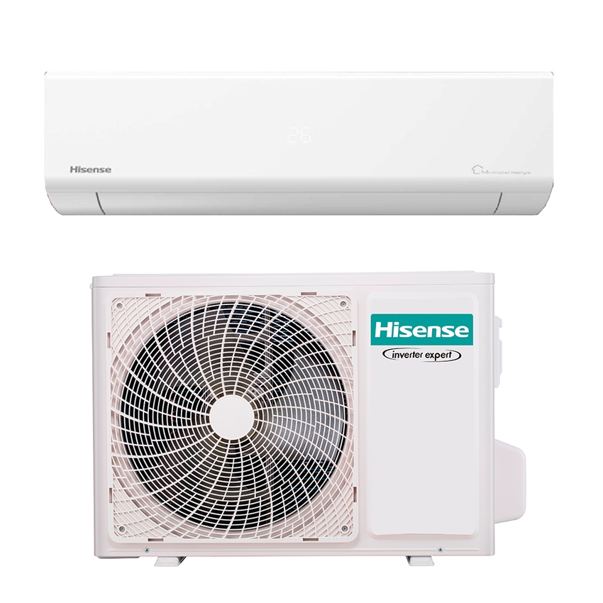 Immagine di Hisense ENERGY ULTRA Climatizzatore a parete monosplit inverter Wi-Fi | unità esterna 3.5 kW unità interna 12000 BTU KE35XR01G+AS35XR01W