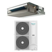 Immagine di Hisense AUD-H8 Climatizzatore canalizzabile media prevalenza monosplit inverter Wi-Fi optional | unità esterna 10.5 kW unità interna 35000 BTU | comando remoto e cablato incluso AUD105UX4REH8+AUW105U4RK7