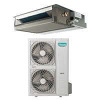 Immagine di Hisense CANALIZZABILE HSP AUD-H8 Climatizzatore canalizzabile media prevalenza monosplit inverter | unità esterna trifase 14 kW unità interna 48000 BTU | comando remoto e cablato incluso AUD140UX4REH8+AUW140U6RN8