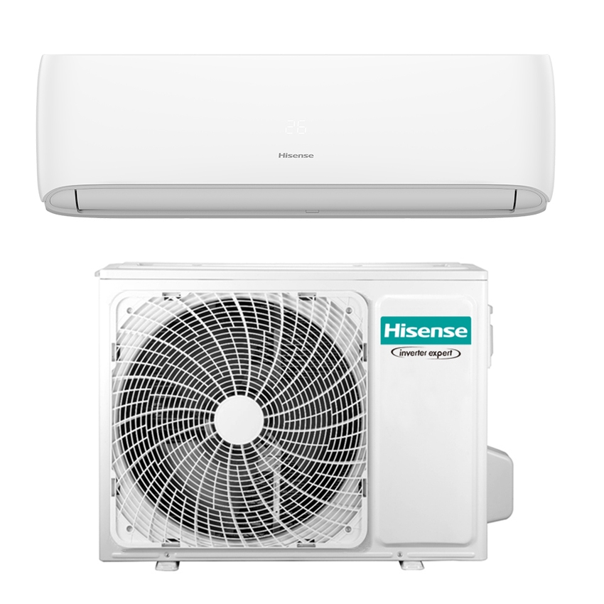 Immagine di Hisense HI-COMFORT Climatizzatore a parete monosplit inverter Wi-Fi | unità esterna 5 kW unità interna 18000 BTU CF50BS04G+CF50BS04W