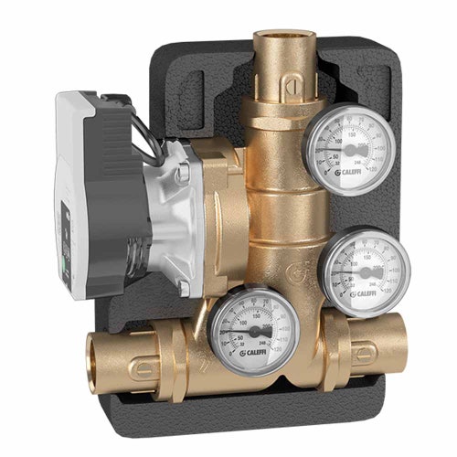 Immagine di Caleffi Gruppo di ricircolo anticondensa e distribuzione per pompa PARA MS/7 1 1/4” F 281074WYP