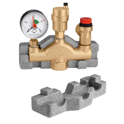 Immagine di Caleffi Separatore d'aria accessoriato per impianti di riscaldamento 1” 302631