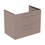 Immagine di Ideal Standard I.LIFE B mobile sottolavabo L.80 H.63 P.50.5 cm, con 2 cassetti esterni, interno colore antracite, colore greige finitura opaco T5272NH