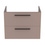 Immagine di Ideal Standard I.LIFE B mobile sottolavabo L.80 H.63 P.50.5 cm, con 2 cassetti esterni, interno colore antracite, colore greige finitura opaco T5272NH